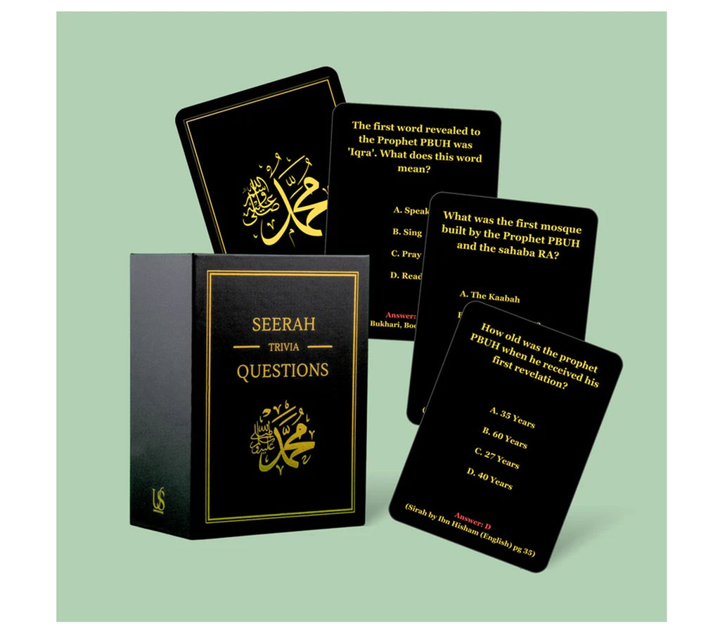 Islamic Trivia - The Seerah Of The Prophet Trivia Cards