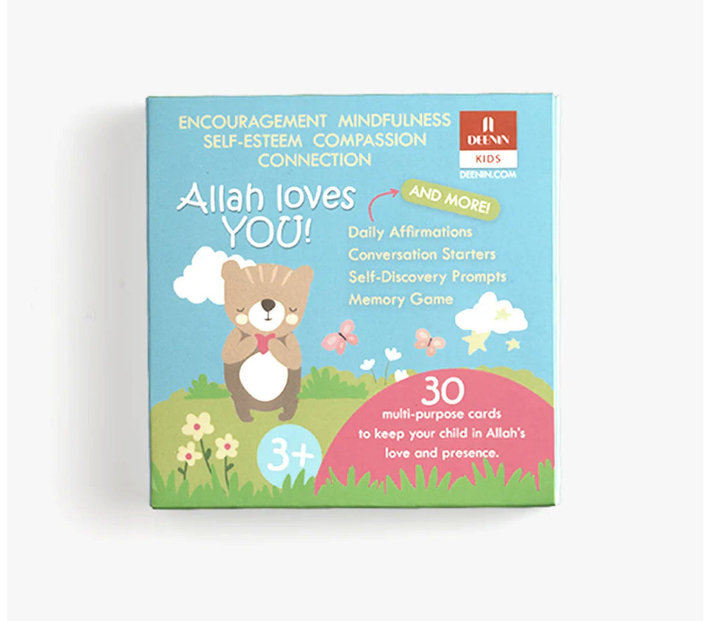DEENIN Kids "Allah Loves You!" Affirmation and Memory Cards
